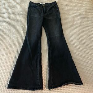 BKE Parker Black Flare Jeans